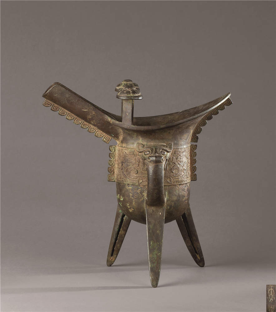 1100-256) 铜饕餮纹鼎杯 | 艺典同步拍