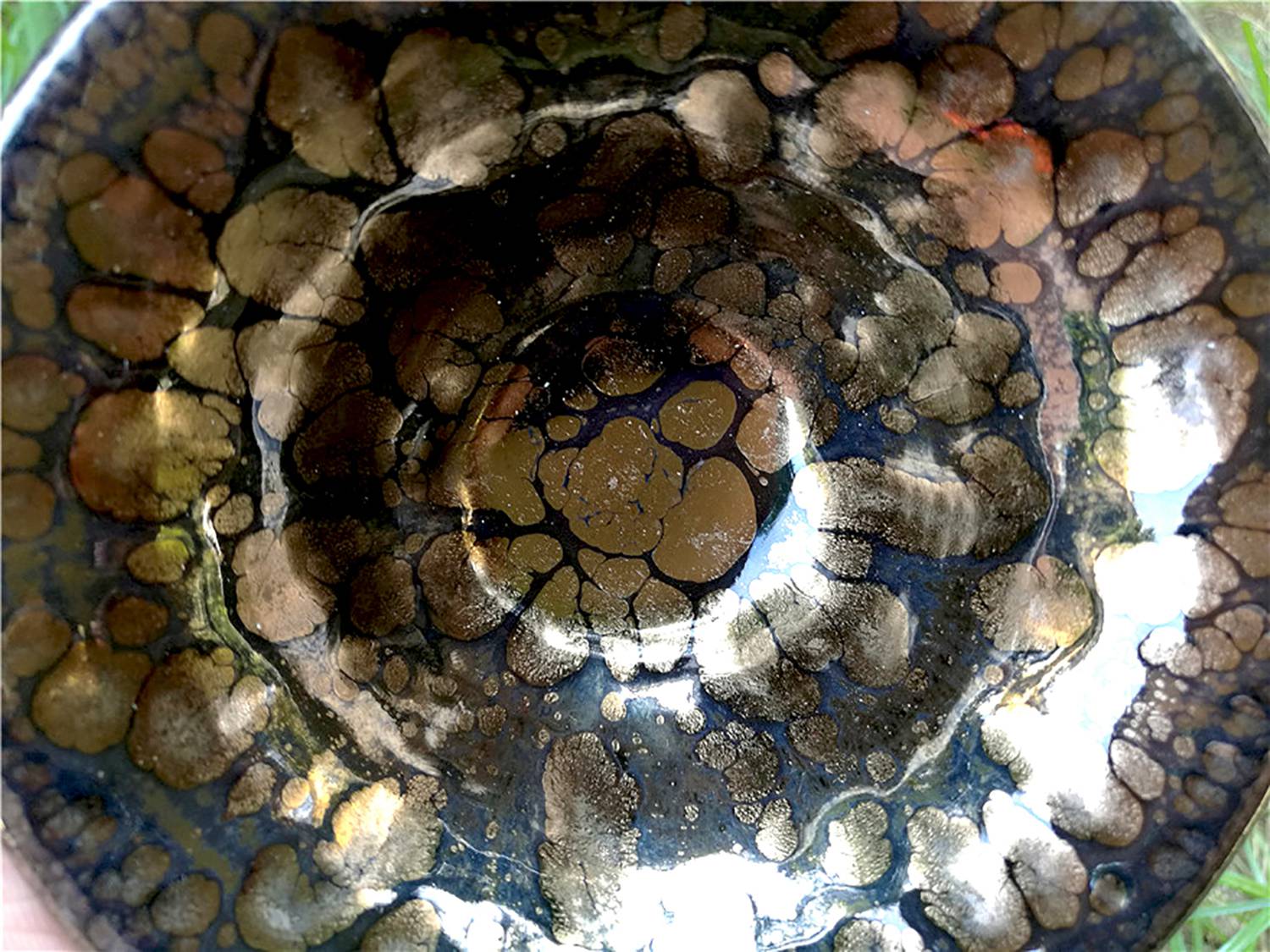 黄上兴建盏名家金油滴