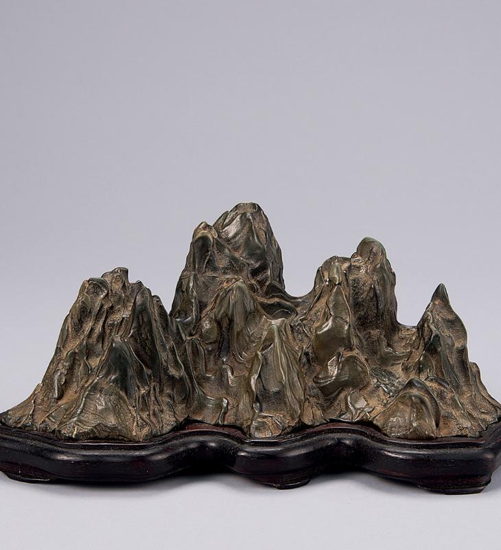 清 天然山子石摆件