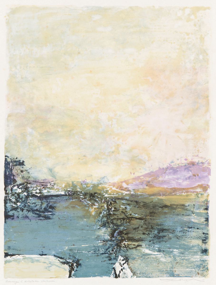 赵无极(1921-2013年) 无题版画