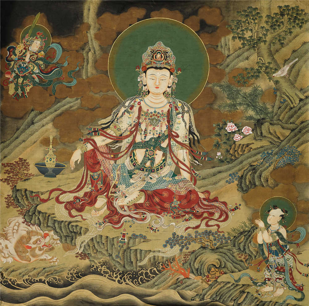 佚名 明 观音大士像